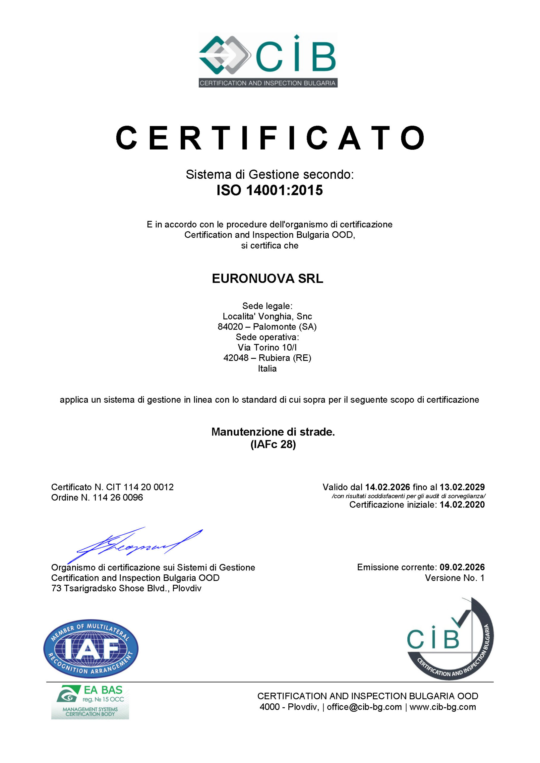 ISO 14001:2015
