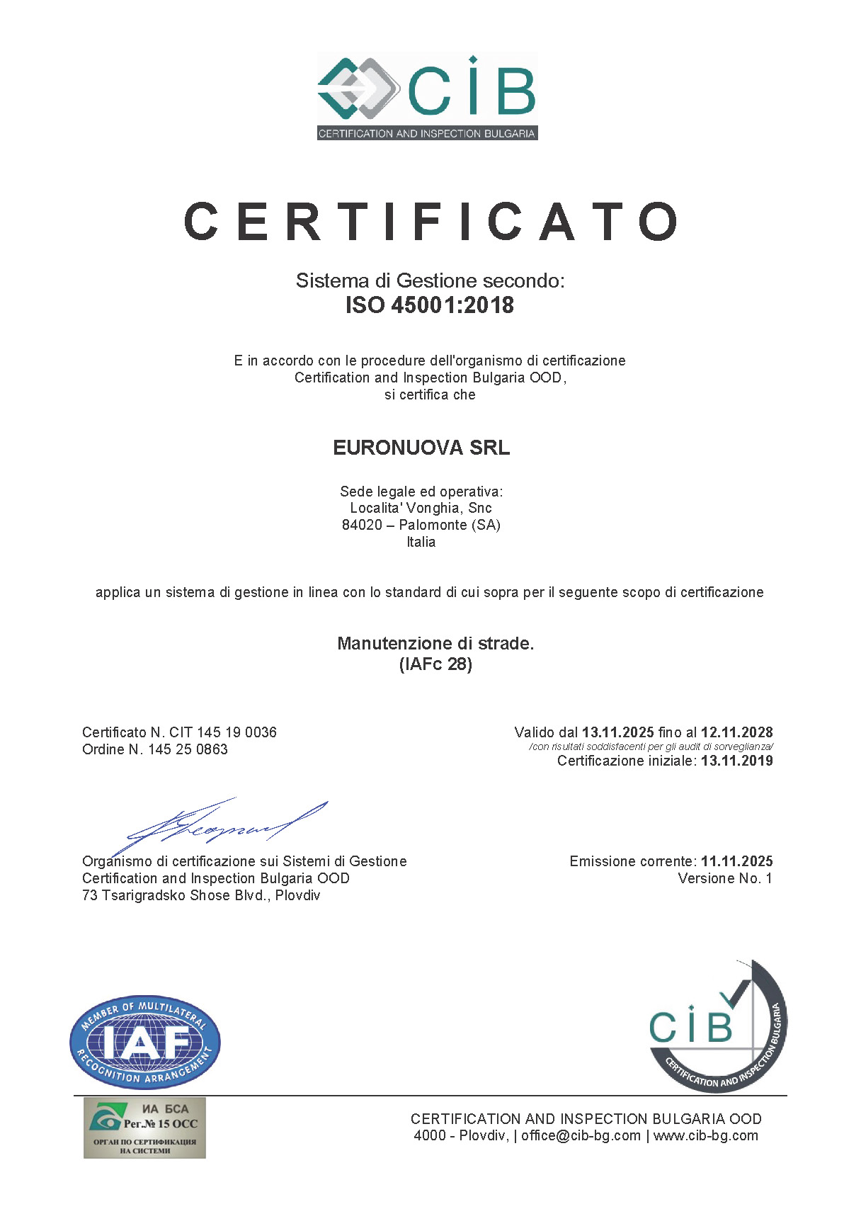 ISO 45001:2018